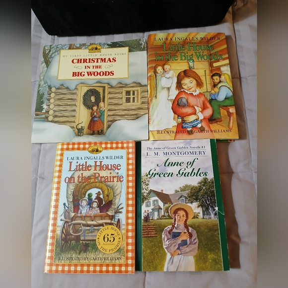 Lot of 5 Paperback Books Anne of Green Gables & Little House On The Prairie - Picture 2 of 3